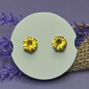 2/$15 November Simulated Citrine Earrings‎ (NWOT)